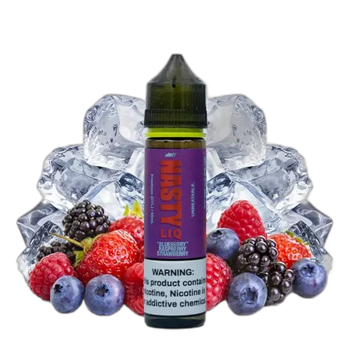 NASTY-LIQ-BLUEBERRY-RASPBERRY-STRAWBERRY جویس نستی بلوبری تمشک توتفرنگی